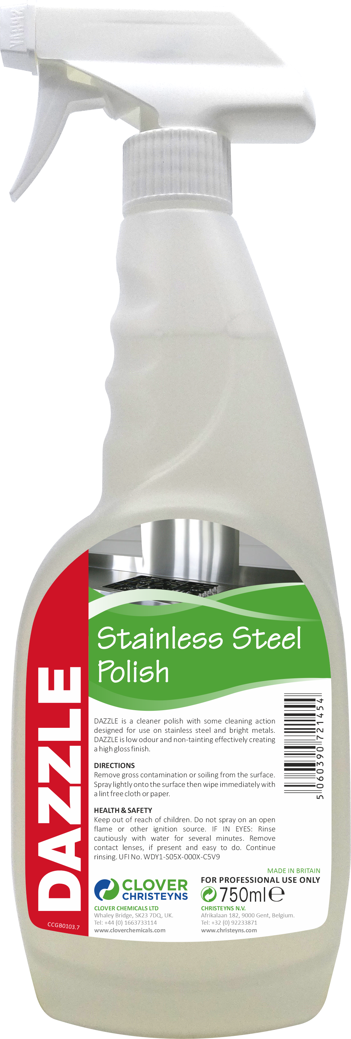 Dazzle Stainless Steel Cleaner