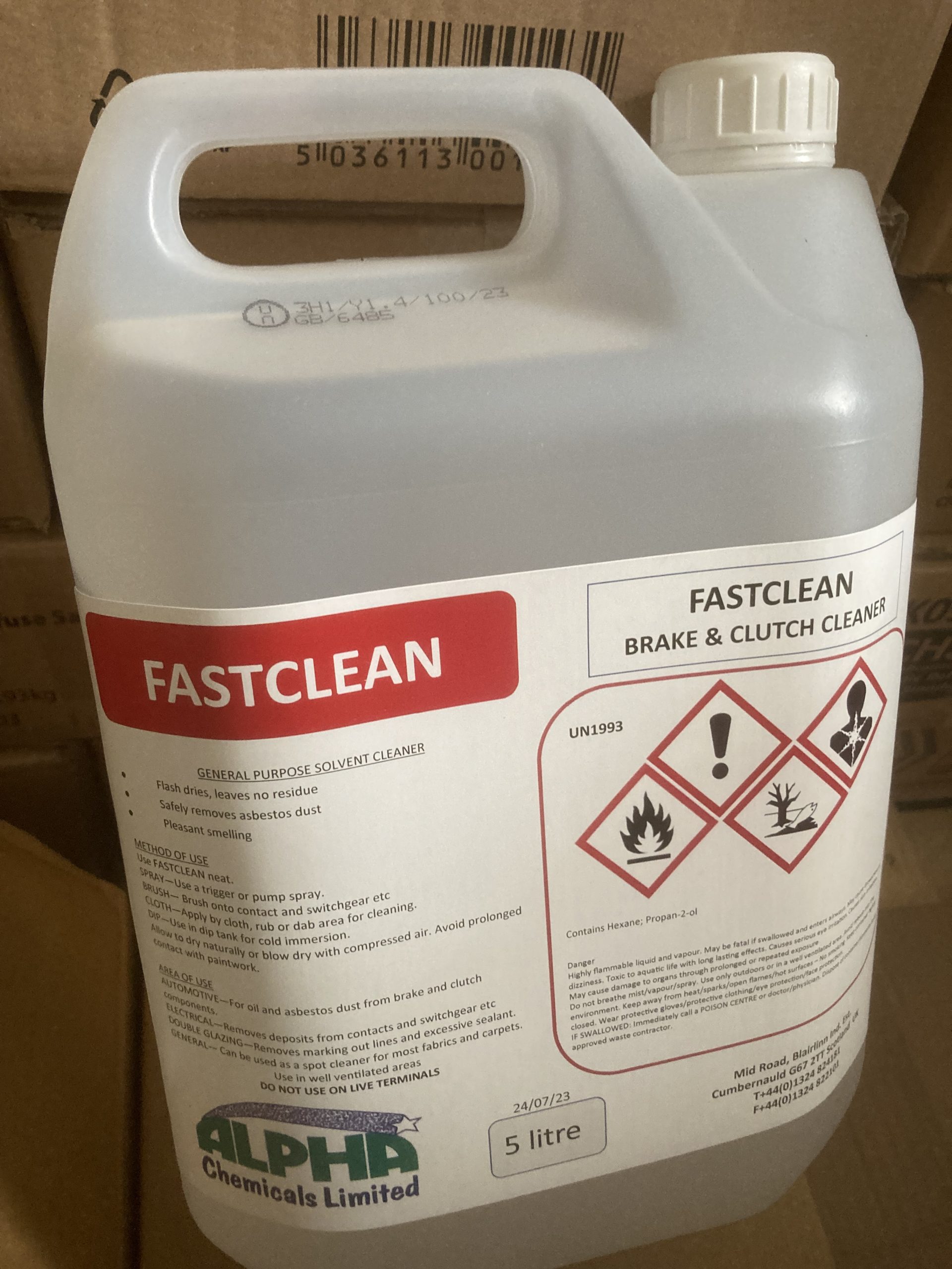 Fastclean, Break & Clutch Cleaner